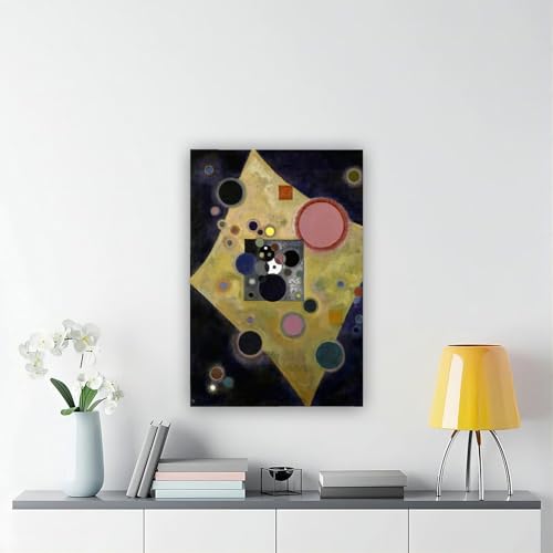 Impression sur toile Wassily Kandinsky Bauhaus tableau abstrait 40x61 cm