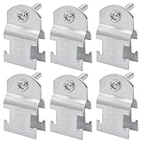 Fuzbaxy 1/2" EMT Strut Clamps Steel for Rigid Conduit and Pipe-6pack