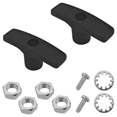 Eponcia RV Sewer Valve Handle Replacement Kit Black