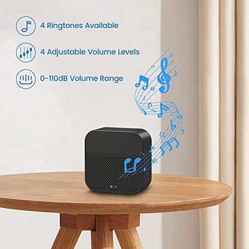 EUKI Campainha sem fio interna para câmera de campainha sem fio CloudEdge J7/J9/J10/MR04, suporta ba