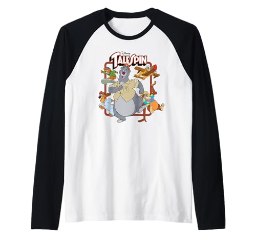 T-shirt Disney Tale Spin Raglan Baseball Vintage pour Homme et Femme