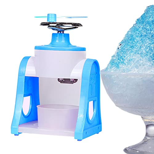 Kunio Manuale del tritaghiaccio - Macchina per la Produzione di Ghiaccio tritato a manovella Manuale | Gelato, Snowcone, Kakigori, Bingsu, Cocktail Maker, Slushie Maker Domestico per Bambini Adulti
