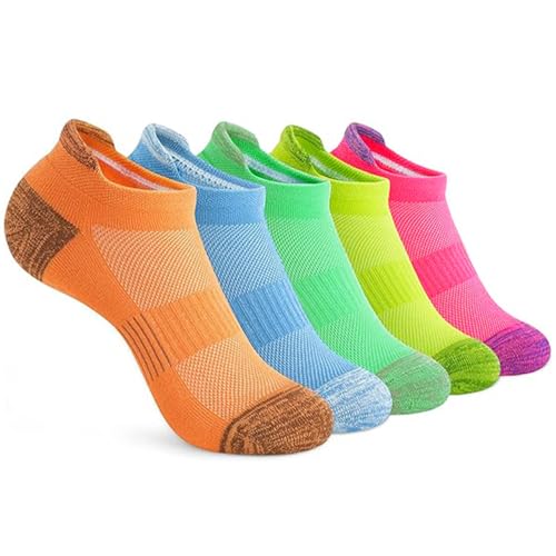 5PCS Ankle Socks Womens Running Basketball Sports Short Autumn Mid Tube Socks for Men and Women Sock