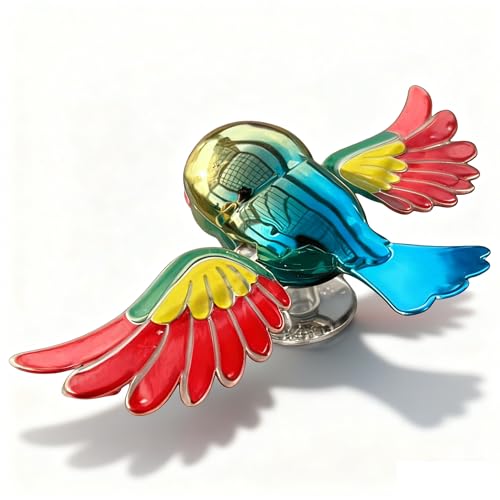 Flying Bird - Adorno creativo para automóvil, motocicleta, accesorio giratorio con base adhesiva fuerte para decoración de vehículos de bicicleta eléctrica (A 1 juego) (A 1 juego)