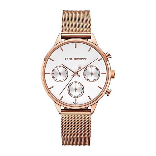 Preisvergleich Produktbild PAUL HEWITT Armbanduhr Everpulse für Damen aus Edelstahl, rosé