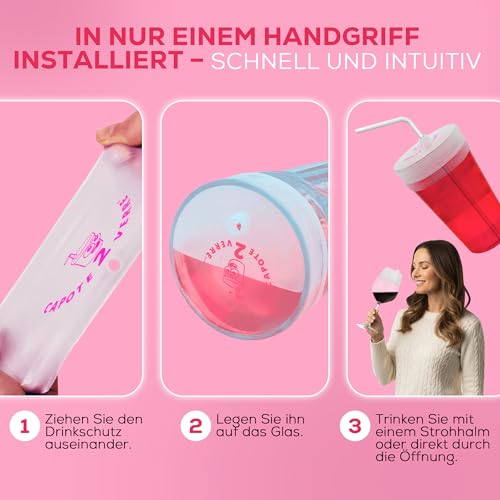 Anti GHB kit de protection avec 10 tests CYD et cache verres