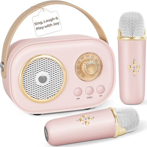 PRUNUS C20 Mini Karaoke Machine,Valentines Day Gifts Her Him Kids Mens