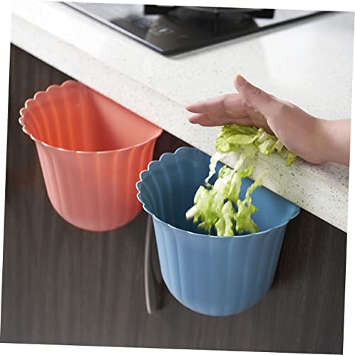 Caneca de basura rectangular para cocina, colgante 4 pcs miniatura 5