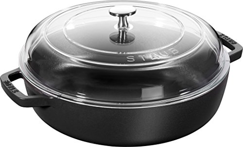 Staub 40501-036-0 Sauteuse en Fonte Noir 28 cm