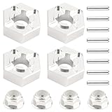 GDOOL Für H16BM RC Car Upgrade Aluminium Rad Hex 16440 & Pins M20101 & M40 Radsicherungsmutter Ersatzteile für 1/16 H16BM H16GT H16DR JC16EP und 1/14 H14BM 14209 14210 JC14EP 14 301 1. 4303 Trucks