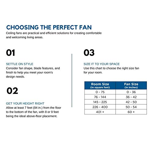 Image of Progress Lighting P250017-152 Dual Mount Ceiling Fan, Indoor /Outdoor Nickel with Wall Control, 72-Inch