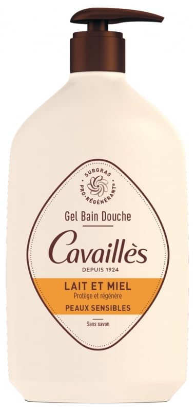 Bath and Shower Gel for Sensitive Skin Milk and Honey 1L