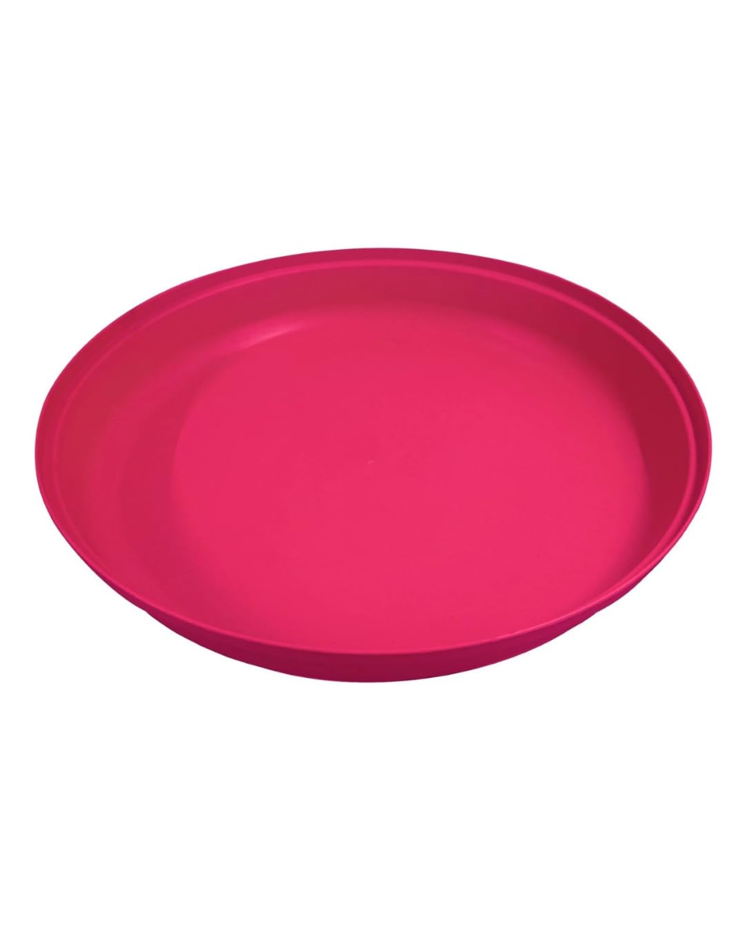 ORGANIZED Large 70cm Round Plastic Tuff Tray, Heavy Duty Mixing Tray for Cement, Paint, Resin, DIY, Gardening, Arts & Multi-Purpose BPA-Free (Pink)