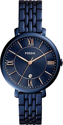 Fossil Womens Quartz Watch, Analog Display and Stainless Steel Strap ES4094