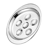 Sosoport 1Stück Escargot Platte Hochtemperaturbeständige Schneckenbackplatte für BBQ und Restaurant für Schnecken Austern und Conch