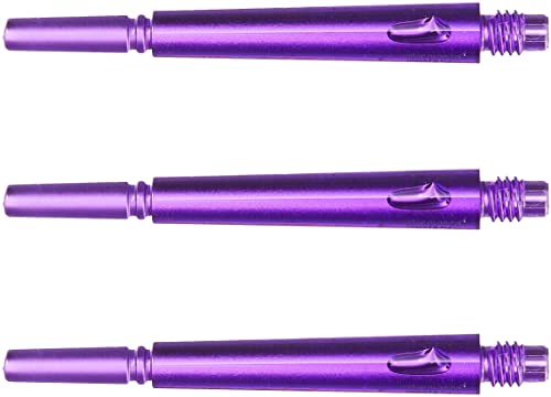 コスモダーツ フィットシャフト ギア シャフト ノーマルロック クリアパープル5