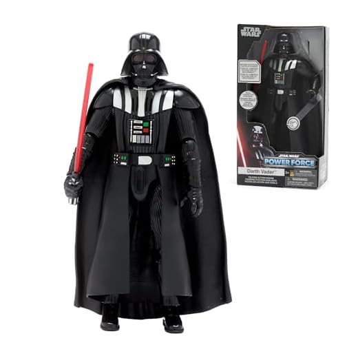 Disney Store Darth Vader - Figura de acción parlante de Star Wars, frases y efectos de sonido de sable de luz (aprox. 27 cm)