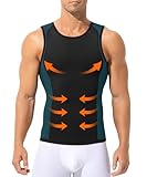 Arjen Kroos Canotte Compressione da Uomo, Canotta Contenitiva Snellente Maglia Modellante Dimagrante Shapewear Intimo Senza Maniche per Bodybuilding Palestra