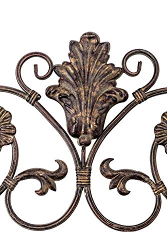Imax Allegro Wall Decor Hanging in Gold Metallic Finish – Low Maintenance, Corrosion Resistant, Wall Art for Homes, Offices. Metal Sculptures