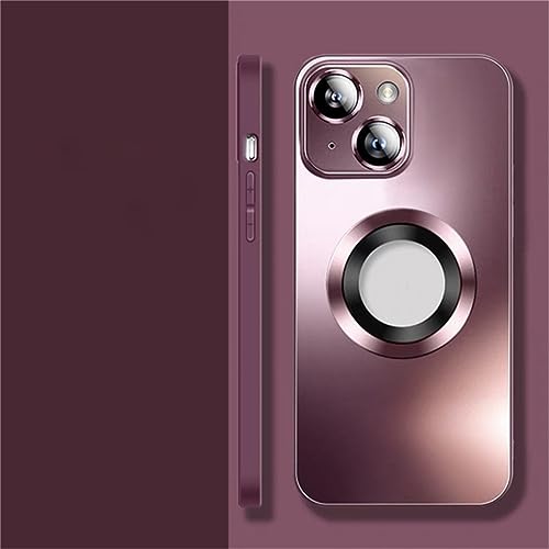 Coque en verre mat rouge vineux pour protection de lentille iPhone 12 Pro