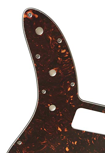 Pickguard de guitare personnalisé pour Fano Standard JM6 P90 Style Tortue marron 4 plis. - Les Beatles, Paul McCartney, John Lennon, RIngo Starr, George Harrison Pickguard de guitare personnalisé pour Fano Standard JM6 P90 Style Tortue marron 4 plis. – Image 5