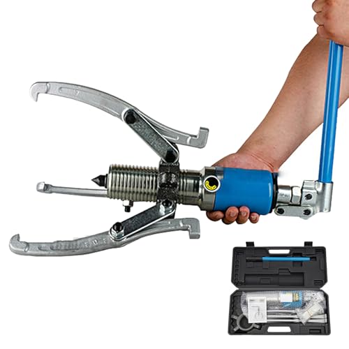 Juego de extractor de engranajes hidráulicos, 20 toneladas, 2/3 mandíbulas, separador de tracción con funda de transporte, para desmontar ruedas de camión y piñones