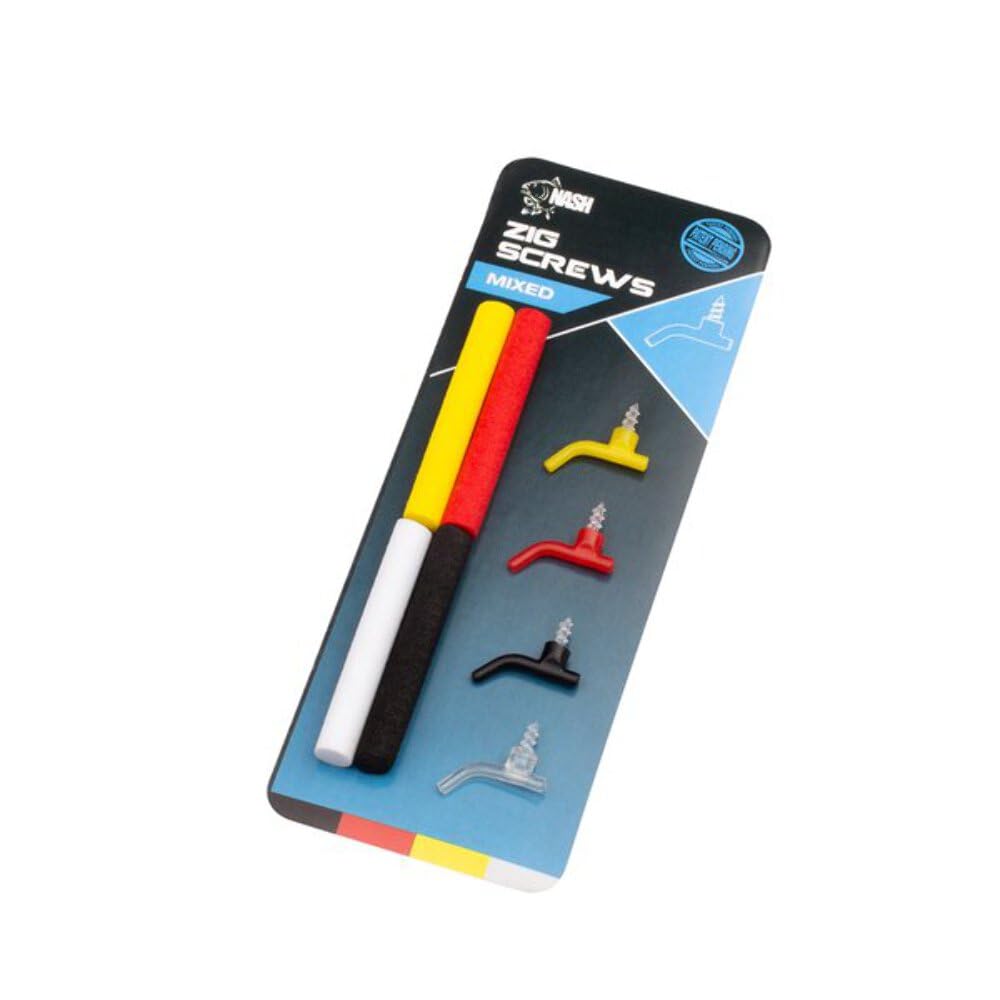 Nash Zig Screws Clear T7852