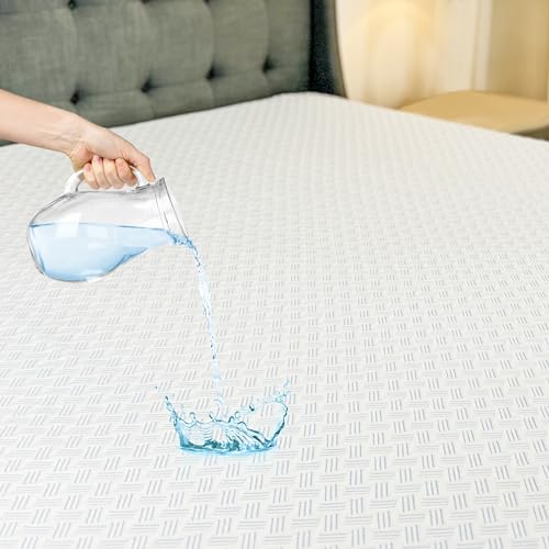 ACCURATEX Twin Mattress Pad, 400TC Cotton Pillow Top Double Layer Cover