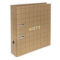Raylu Paper Binder With Rings, Folder With Spine Width 75 Mm, 2 Ring Binder With Soft Opening Lever And Personalised Card Slot (Dark Green, Folio