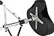 GEWA pure Schlagzeughocker Sattelsitz DT-550, höhenverstellbar, doppelstrebig, 43 cm/69 cm