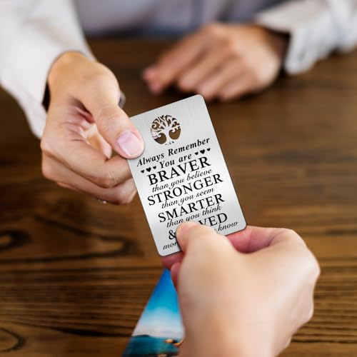Always-Remember-You-Are-Braver-Than-You-Believe-Wallet-Card-Engraved-Metal-Wallet-Insert-Card-Parents-to-Son-Daughter-Coming-of-Age-Birthday-Gift-Graduation-Wedding-Gifts-for-Brothers-Friends