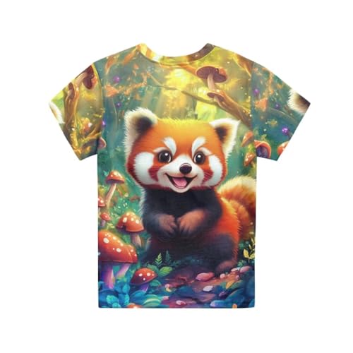 Image of Xhuibop Kids T Shirts for Boys Size 3-16 Girls Short Sleeve Sportswear Active Tops