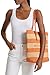 Michael Kors Women's Quinn Large North South Tote Bag, Gold-Tone Hardware/Orange Punch