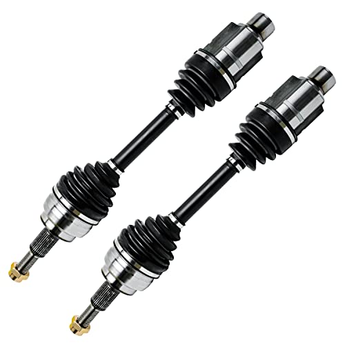 Detroit Axle - 4WD Front 2pc CV Axles for 06-10 Dodge Ram 1500, 11 Ram 1500, 2 CV Axle Shafts Assembly Set 2006 2007 2008 2009 2010 2011 Replacement