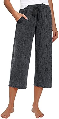 RESHE Women's Capri Yoga Pants Loose 