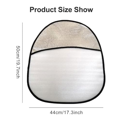 Lenkrad Sonnenschutz Abdeckung, Auto Lenkradhülle Hitzeschutz, 44 x 50 cm Lenkradschutz Abdeckung, Sonnenblende für Lenkrad für die Meisten Autos, SUV, LKW