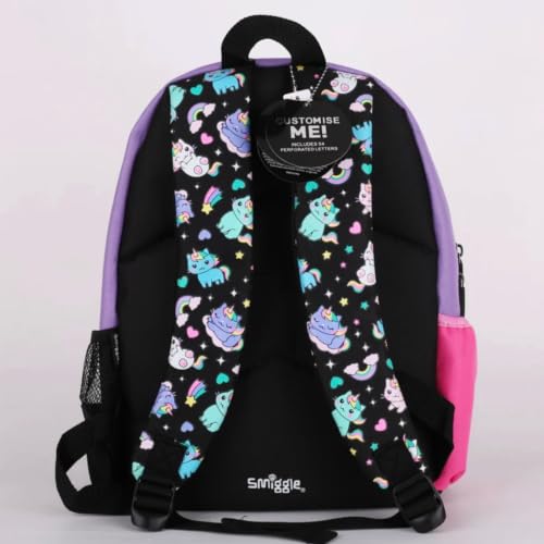 Image of School Backpack for Kids, Adjustable Padded Straps, SMIGGLE Bags for Stylish Durable Backpack Shoulder School Bags for Birthday Gift for children Tuition Bag