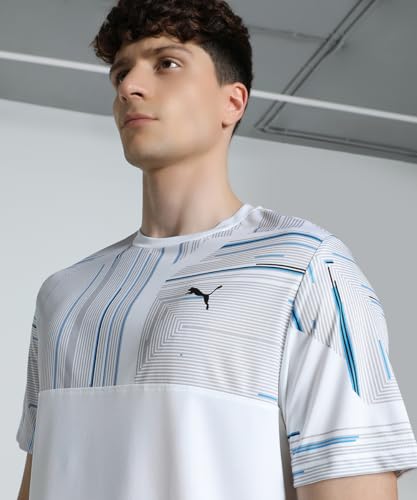 Image of Puma Men's Polyester Regular Fit T-Shirt