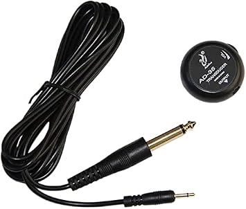 AD-35 Mini Piezo Pickup Contact Microphone Transducer with 3 Meters Cable for Acoustic Classical Folk Guitar