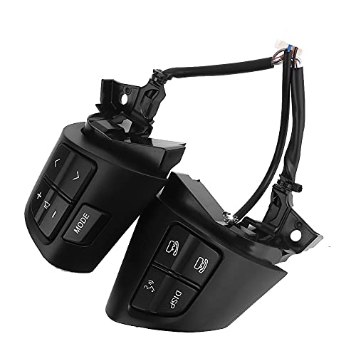 Interruptores de Volante Recambio de Botones Izquierdo y Derecho Coche 2010-2013 Negro 5