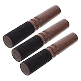 Milisten 3 pièces Maillet Bois pour Bol Chantant Tibétain Compact et pour Thérapie Sono...