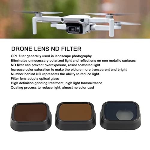 Goshyda ND Filters Set, 3PCS CPL ND8 ND16, Aluminum Alloy Frame Optical Glass - Image 2