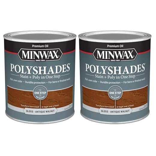 Minwax PolyShades Wood Stain Quart Pack
