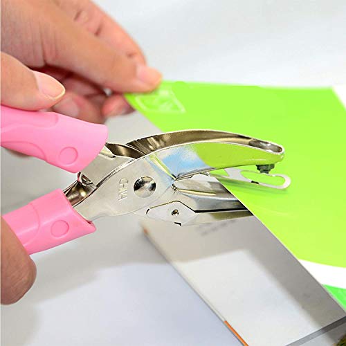 Handheld Hole Paper Punch Punchers With Soft-Handled 1/4 Inch Circle Hand Hole Punch 2 Pack Metal Single Diy Craft Shape Paper Cutter Perforator #TOP5