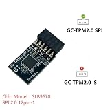ZAHARA 12-pinowy moduł TPM 2.0 SPI z Infineon SLB9670 aktualizacja do systemu Windows 11 dla Gigabyte Motherboard Z790 D Z790 D AX Z790 UD AX Z790 S DDR4 Z790 Eagle Z790M Elite AX Ice