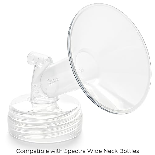 Spectra - Wide Breast Shield Set for Breast Milk Pumps - Medium 24mm