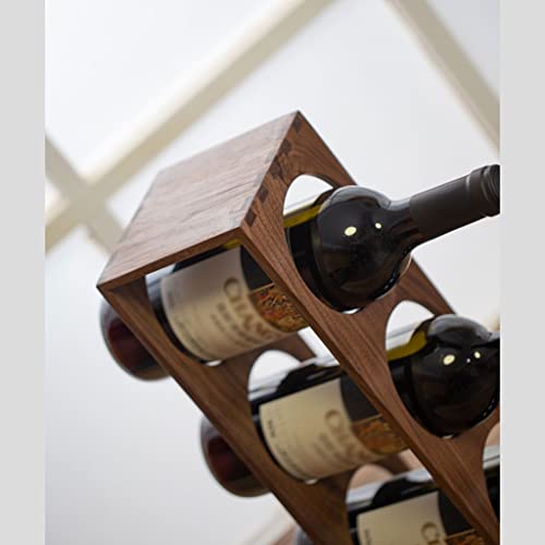 Soporte para botellas de vino de madera RUVOO miniatura 4