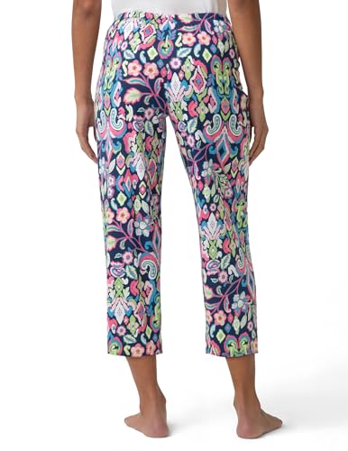 Image of HUE Women's Spring Pajama Separates Soft Whimsical Print Pjs with Flowers, Animals, Garden Themed Pjs, Cocktails