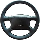 Proteja el vehículo: proteja su volante de grietas y vuelcos. A nadie le gusta conducir un volante roto o agrietado. Nuestras fundas para volante evitan la decoloración, el agrietamiento y el pelado debido a la exposición al sol y otras condiciones climáticas extremas.