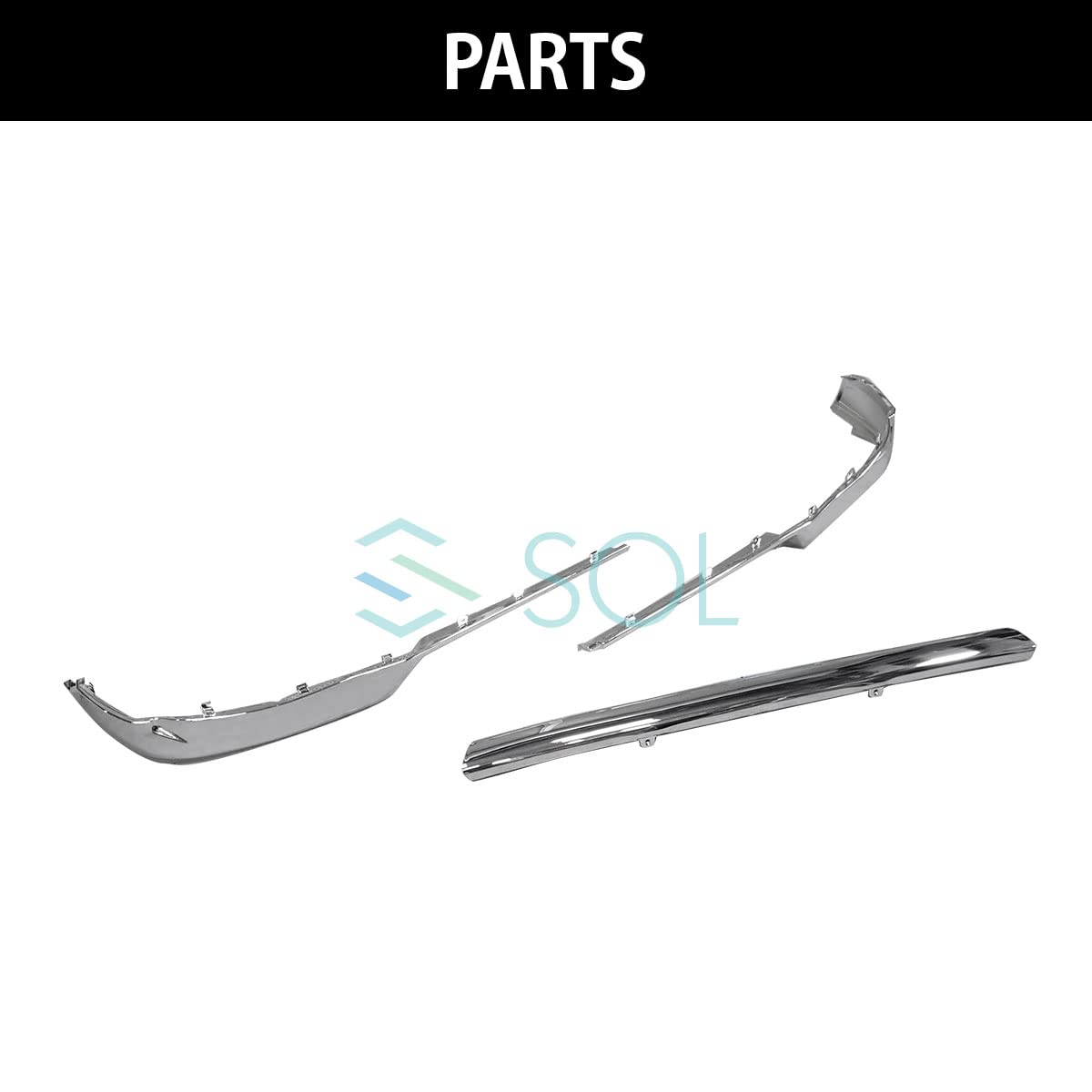 日野 17プロフィア フロント バンパー リップ スポイラー 2分割 ロータイプ autopartssunrise_newparts-2341-n